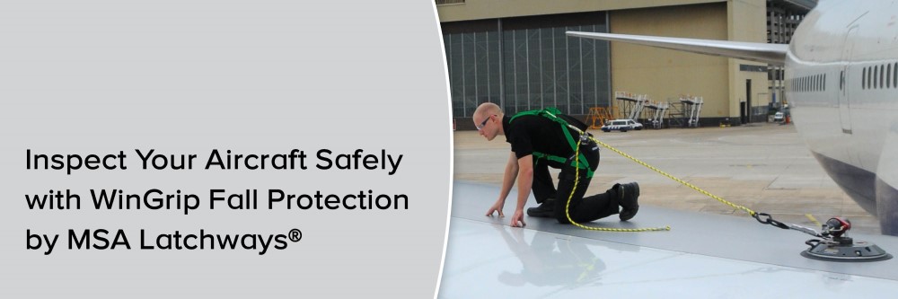 Inspect Your Aircraft Safely with Fall Protection by WinGrip®