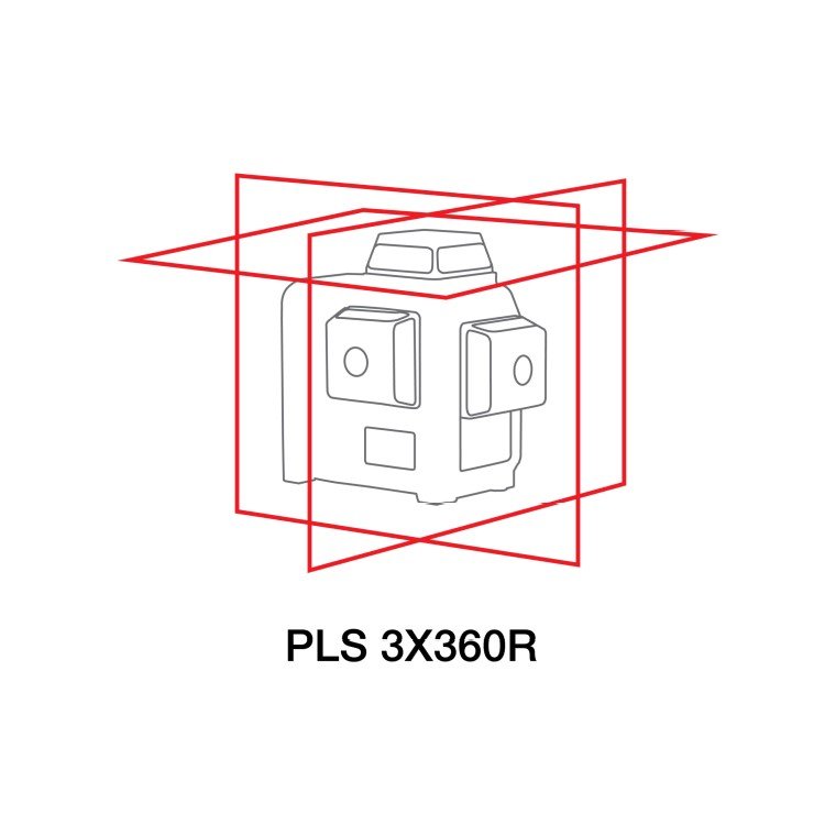 3x360R Three-plane Laser Level PLS