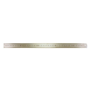 Ruler metric imperial 450mm 18 inch Stainless Steel