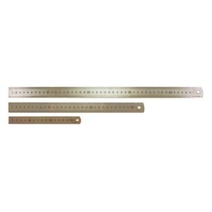 Ruler metric imperial 600mm 24 inch Stainless Steel