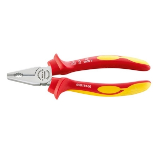 Stahlwille 6501 Combination Pliers VDE 180mm chrome-plated VDE