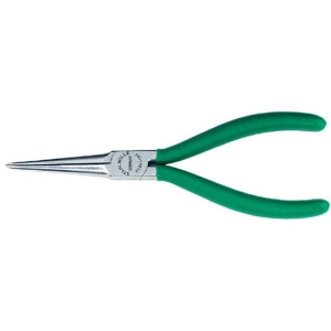 Stahlwille 6536 Snipe Nose Pliers Needle Pliers 160mm chrome-plated dipped Insul