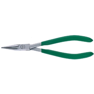 Stahlwille 6538 Mechanics Snipe Nose Plier 200mm chrome-plated Handle Dip-Coated