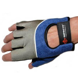 Half-Finger Riveting Gloves Large