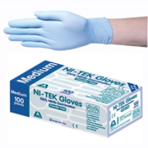 Nitrile Gloves Medium Pack of 100