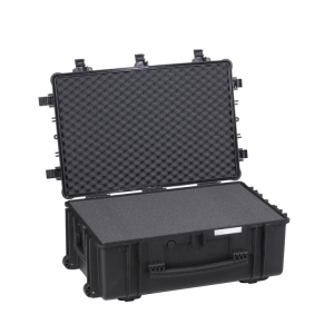 Explorer Case 7630B Hard Case black with foam 765 x 485 x 305mm wheeled