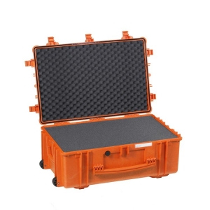 Explorer Case 7630O Hard Case orange with foam 765 x 485 x 305mm wheeled