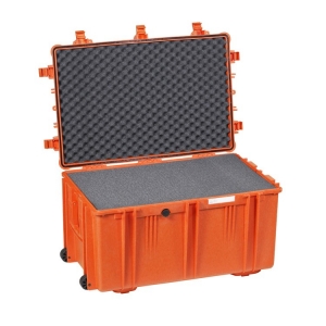 Explorer Case 7641O Hard Case orange with foam 765 x 485 x 415mm wheeled