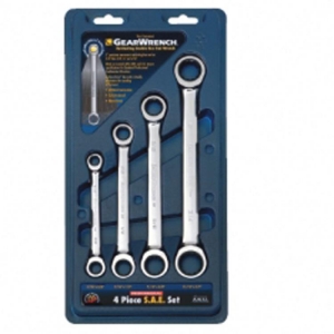GearWrench 9240 Ratcheting Double Box Spanner Set imperial 4 Pieces