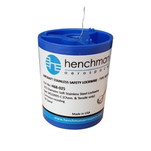 Henchman Lockwire Soft Stainless Steel .025