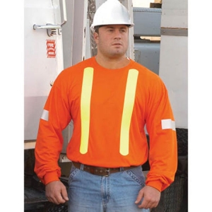 T-Shirt Long Sleeve Hi-Vis Arc Flash Flame resistant