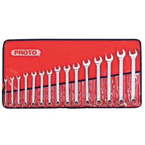 Proto J1200F-MASD Combination Wrench Spanner Set 15 Pieces 12 Point metric