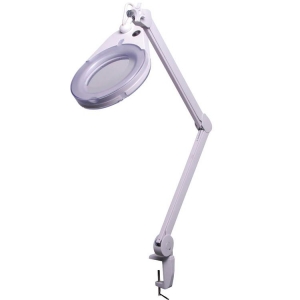 Magnifying Lamp LED 130mm Diameter 3 Dioptre with Bench Clamp