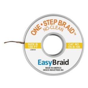 Easy Braid One Step Desolder Braid No-Clean 0.050 inch x 25ft