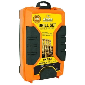 Drill Set Alpha Gold Series Tuffbox imperial 29 Pieces